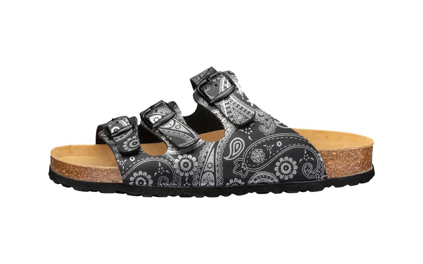 Lico Bioline Lady Power Damen Pantolette schwarz/silber