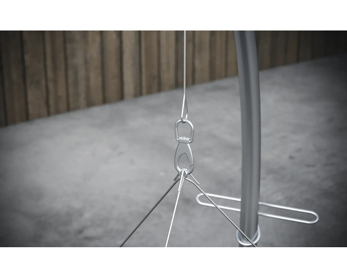 Tenneker® Houtskoolgrill Draaigrill TC Swing II Ø 50 cm met asbak Zwart