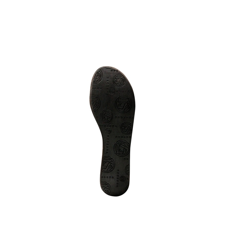 Sandálias Neosens S3224 Arroba pretas - Altura do salto: 6,5 cm -