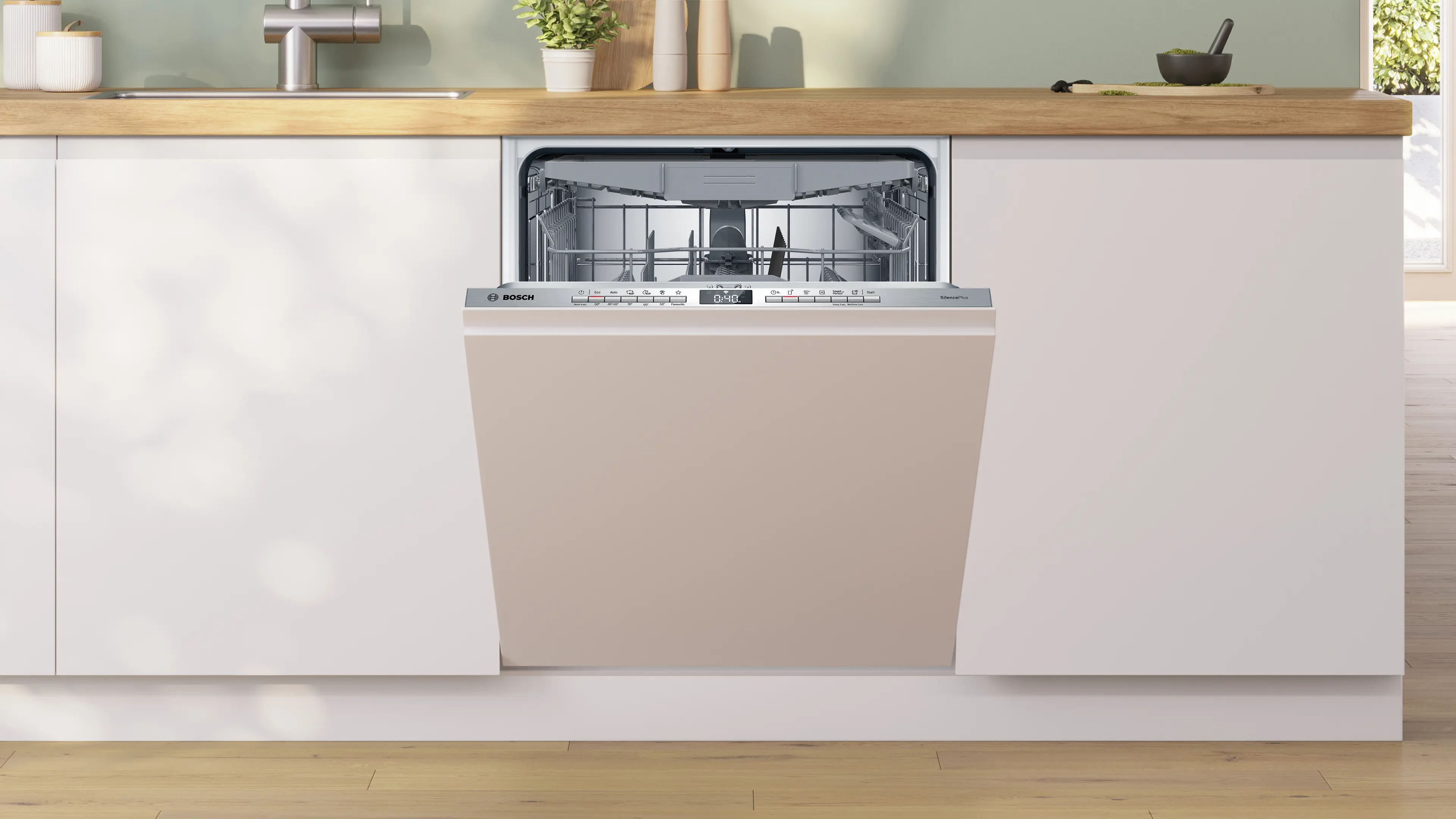 Serie 4 Volledig geïntegreerde vaatwasser 60 cm XXL (extra hoog), VarioHinge (o.a. geschikt voor IKEA-keukens)