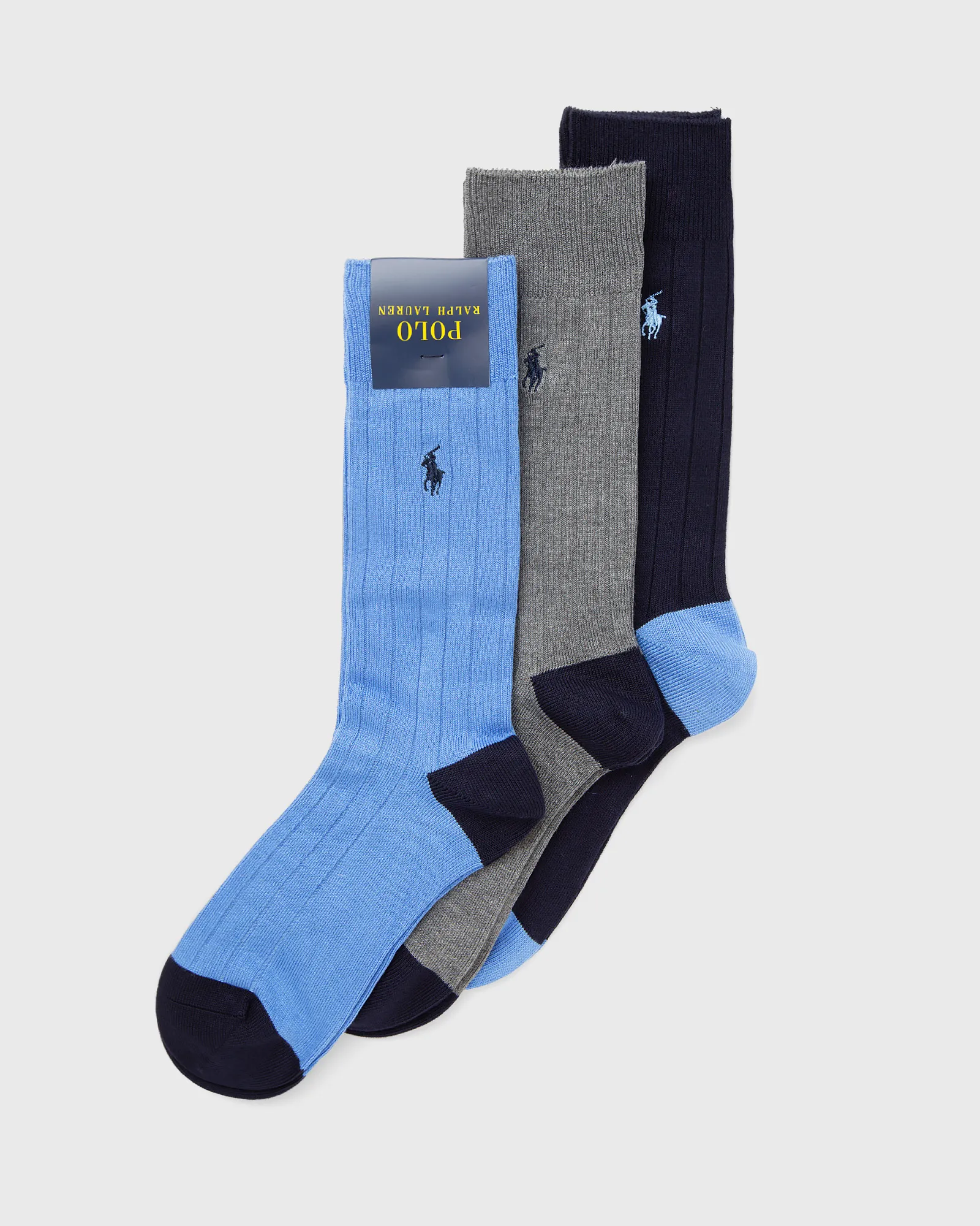 Polo Ralph Lauren SOFT RIB-CREW SOCK-3 PACK