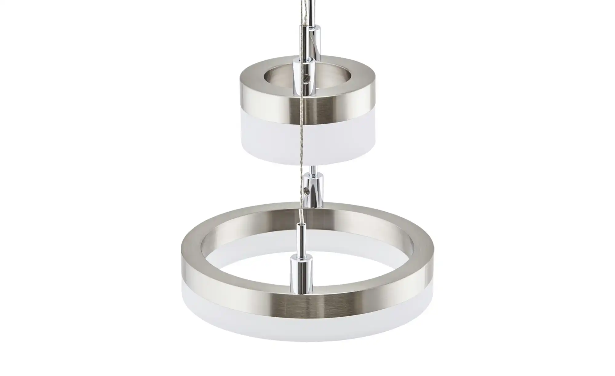 Meisterleuchten LED-Pendelleuchte, 2-flammig, nickel matt