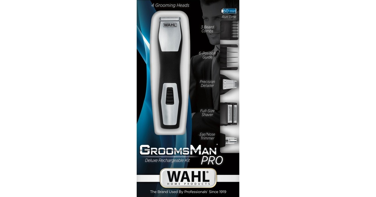 Wahl Home ProductsGroomsMan Pro baardtrimmer  (Zwart/zilver)