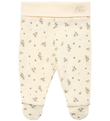 Petit by Sofie Schnoor Hosen m. Fuß - Antique White m. Blume