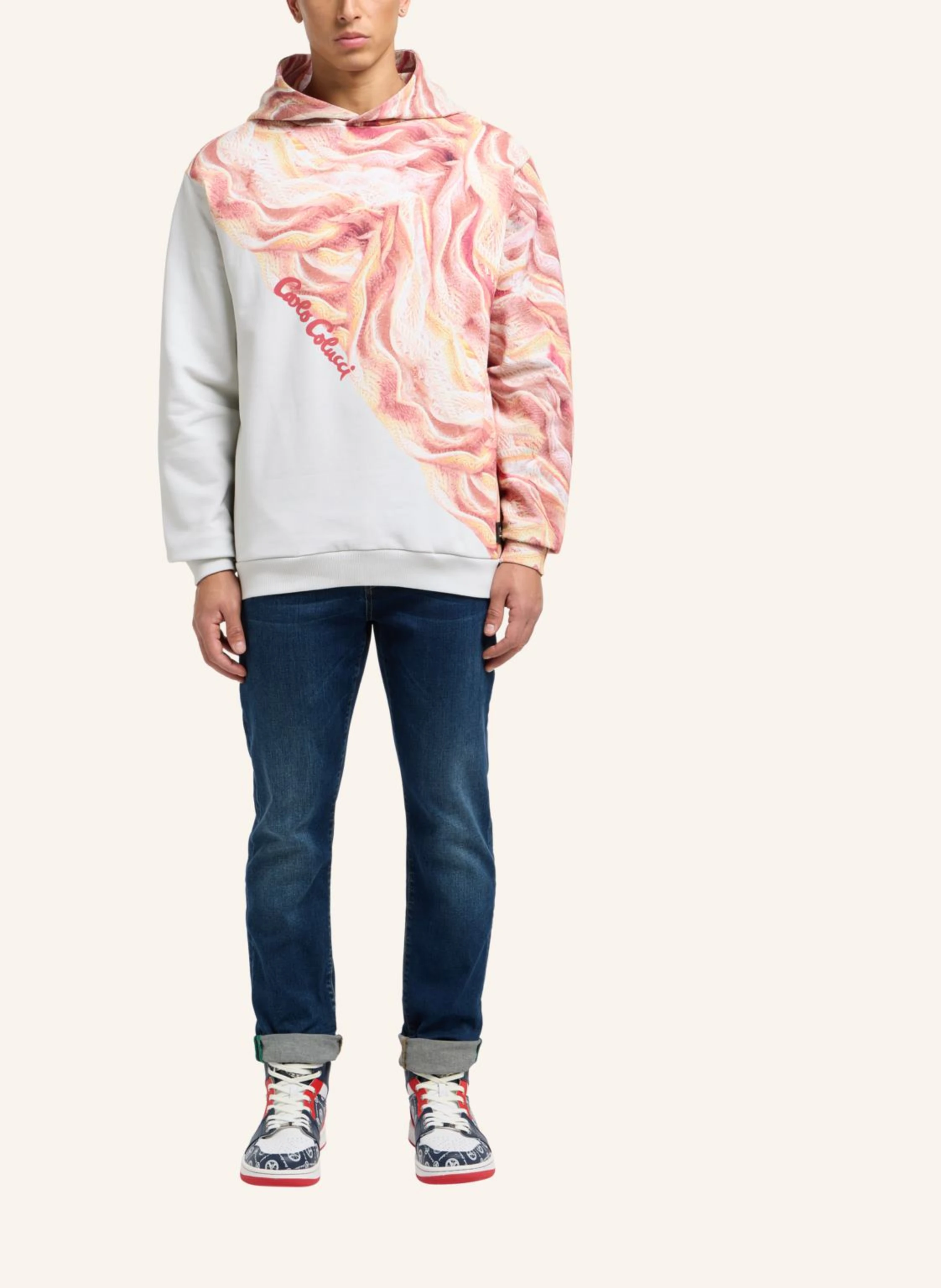 CARLO COLUCCI Hoodie - Artificial Knit DRAICCHIO