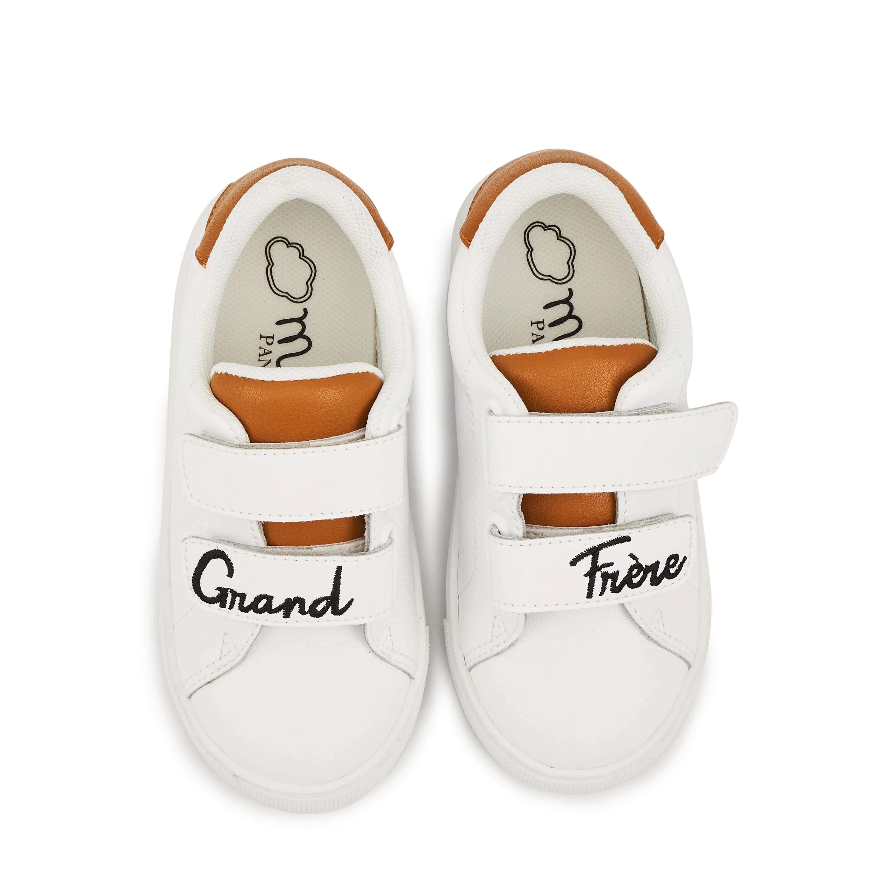 MINI EDITH GRAND FRÈRE - Sneakers en cuir | Blanc