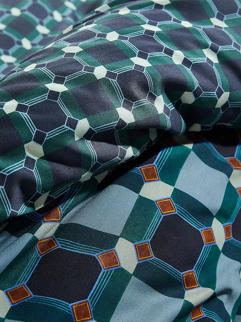 ESSENZA Bettwäsche Garnitur TAEDES 70x90cm/140x200cm Nightblue dunkelblau