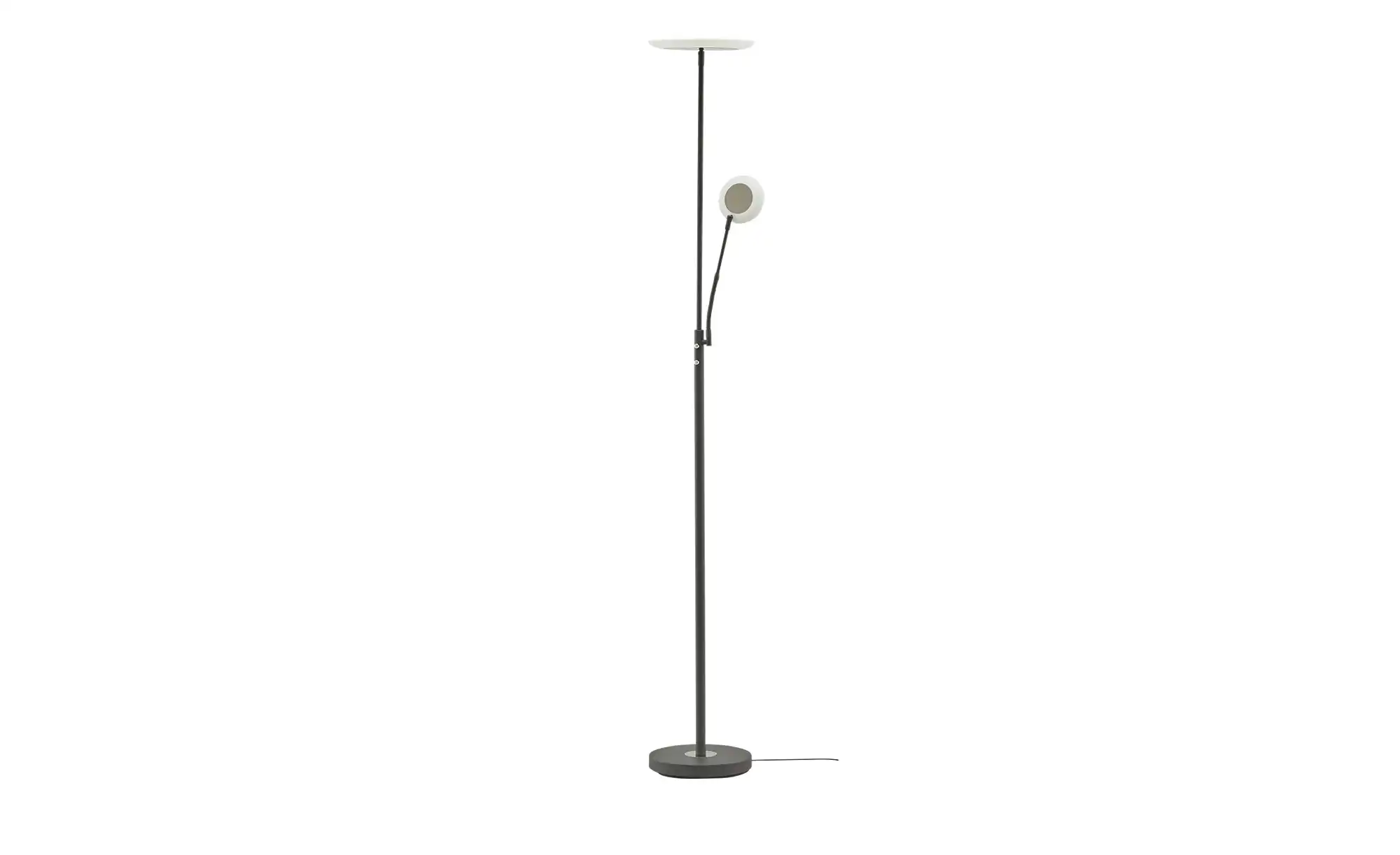 KHG LED-Deckenfluter, 2-flammig, dunkelgrau