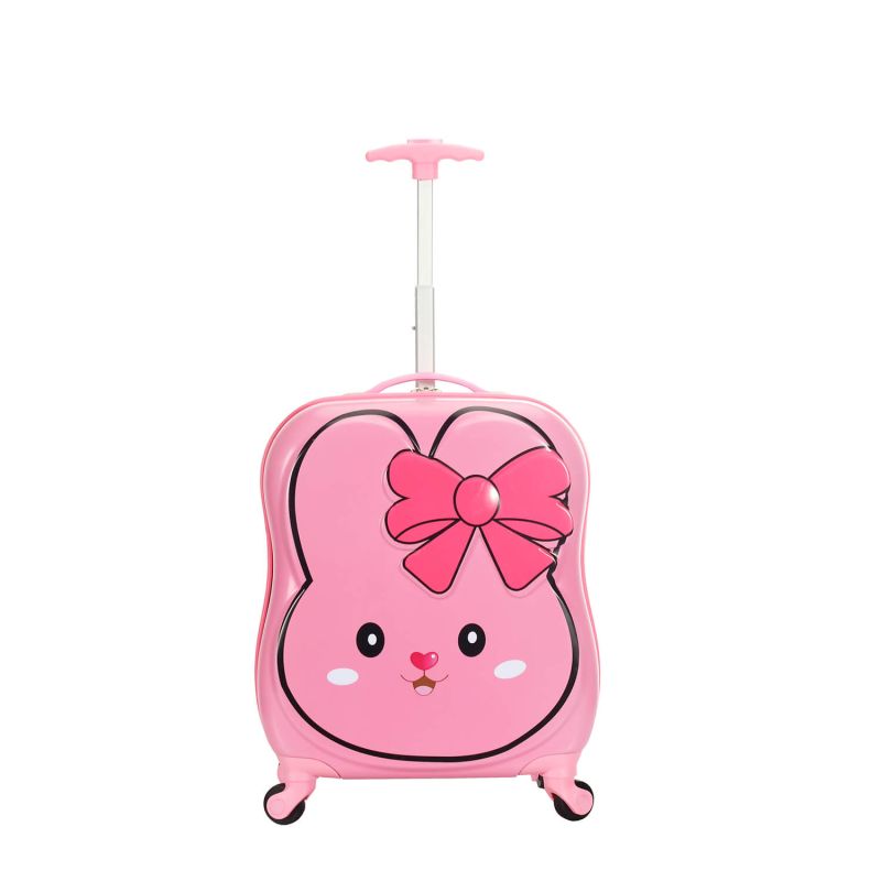 Valise cabine rigide Kid Lapin 48 cm Rose