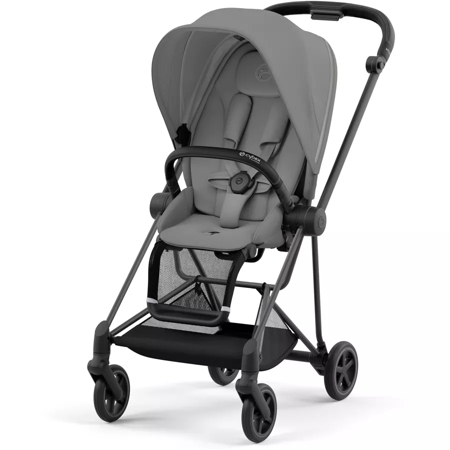 cybex PLATINUM Kombikinderwagen New Mios Matt Black Mirage Grey