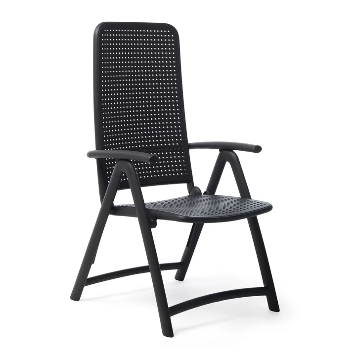 Nardi - Darsena Relax Klappsessel (2x)   Step Tisch, anthrazit