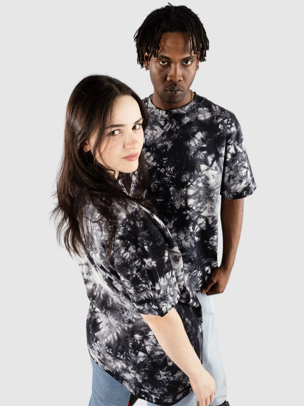 Shaka Wear 7.5 Max Heavyweight Tie Dye T-Shirt black/white