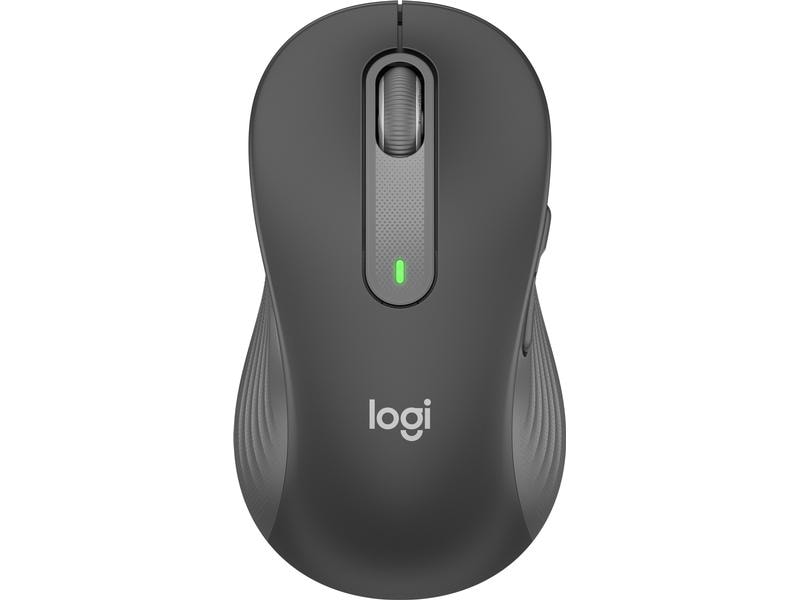 Logitech Maus Signature M650 L left Graphite Präzise Wireless-Maus mit «Logitech SilentTouch»-Technologie
