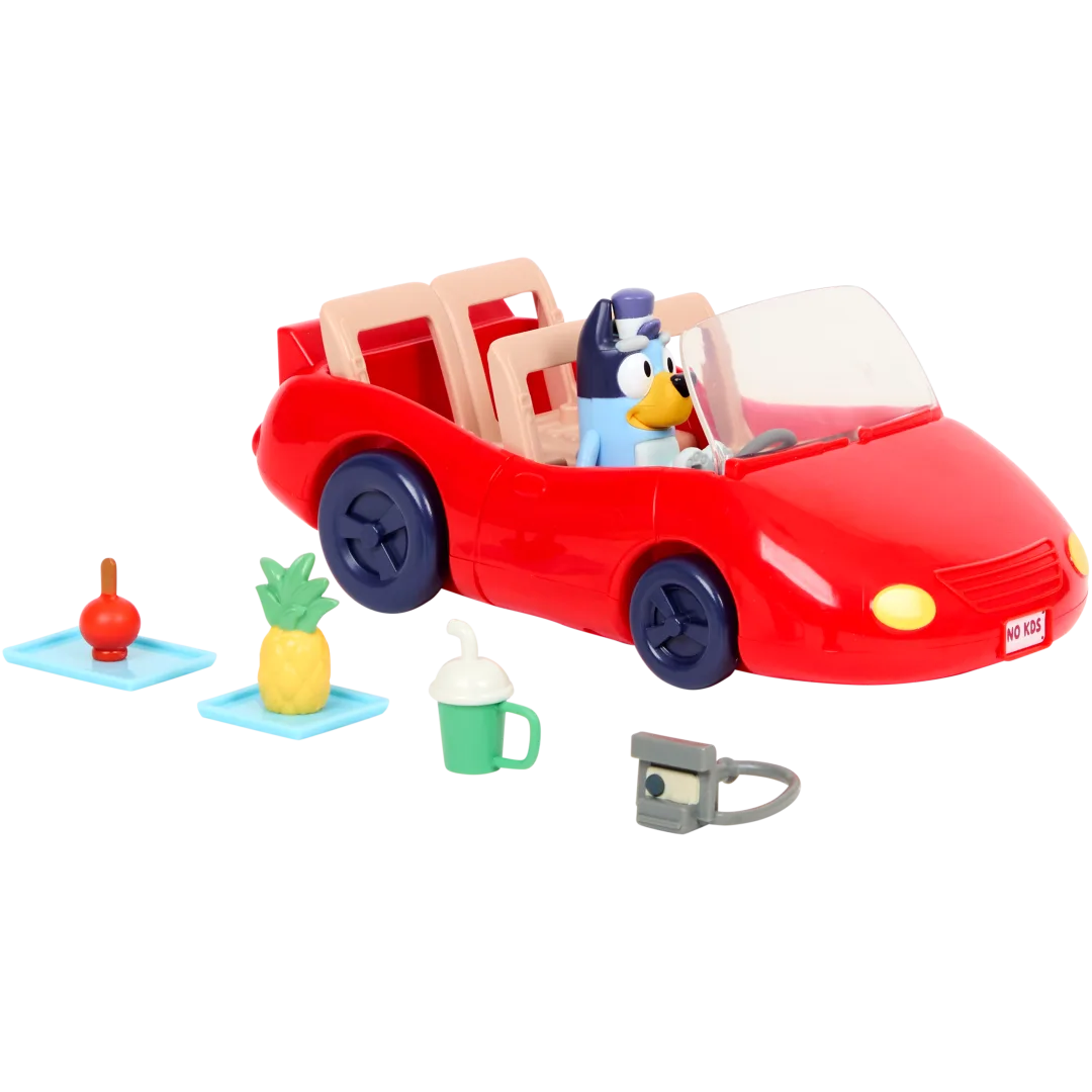 Kit de jeu voiture de course Bluey