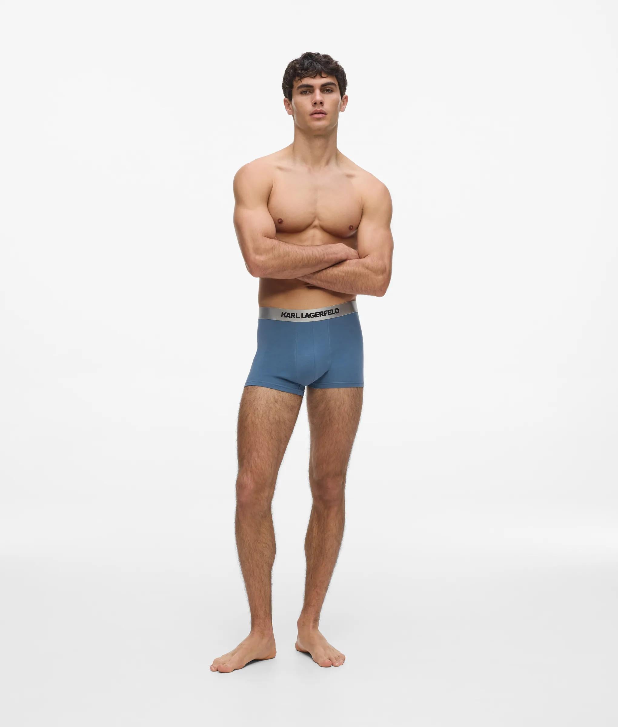 Metallic boxers met logo – 3 stuks