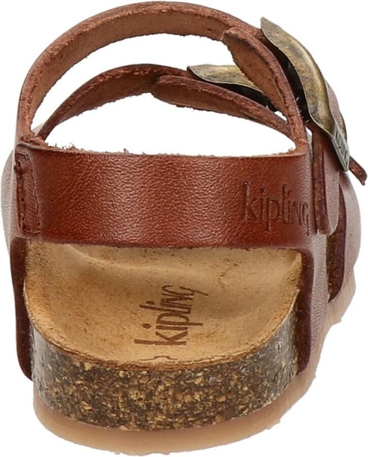 Kipling leren sandalen cognac Bruin Leer Effen 25
