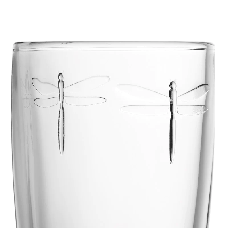 Lot de 6 long drinks, LIBELLULES La Rochère