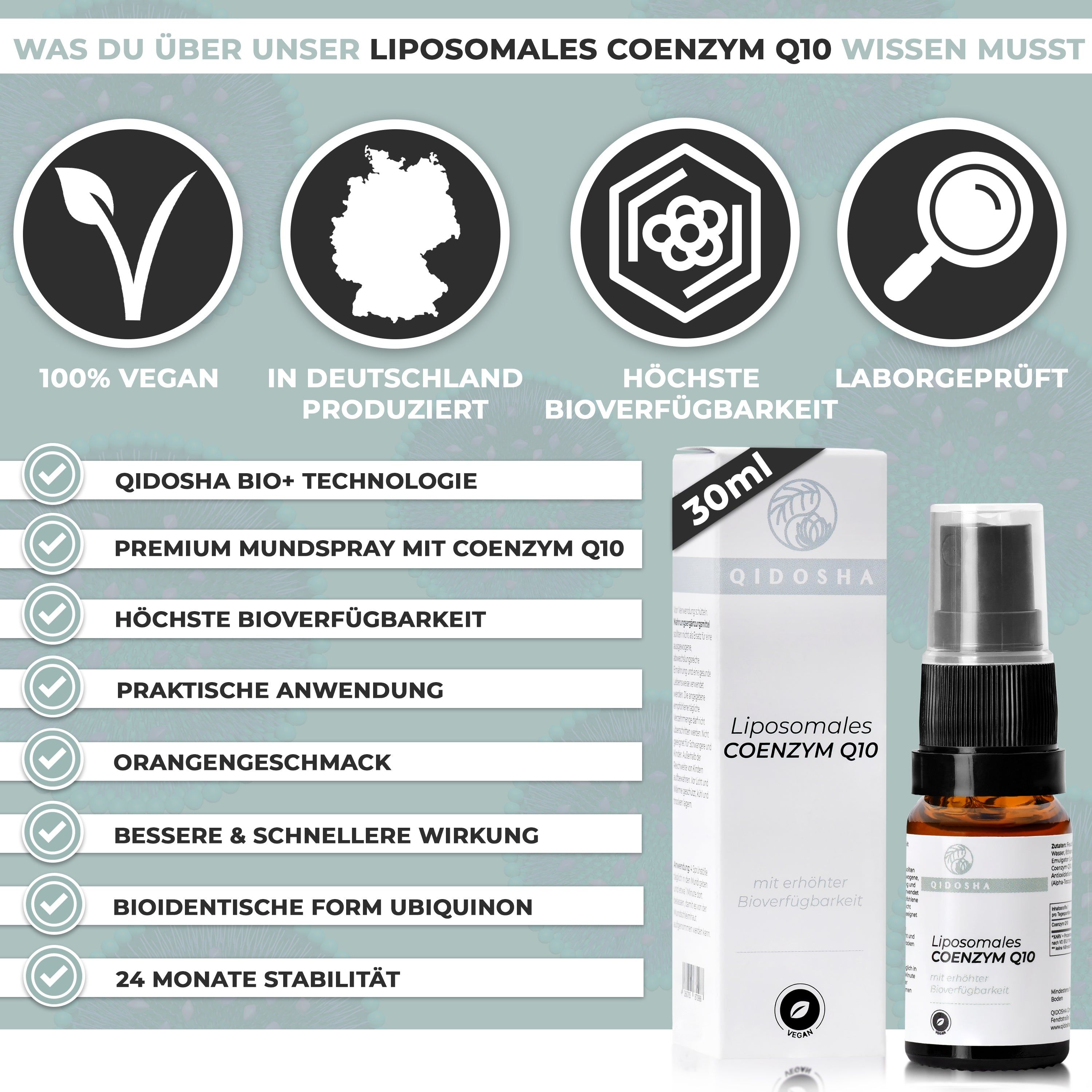 QIDOSHA Coenzym Q10 liposomal