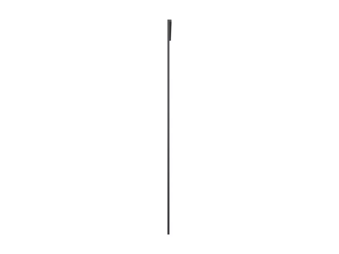 Porte coulissante Aluminium et verre ESG 102,5x205 cm Noir