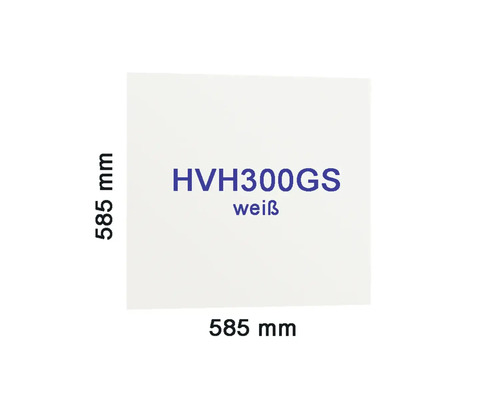 Infrarood glasverwarmer Vitalheizung HVH300GS 58,5x58,5 cm wit 300 watt