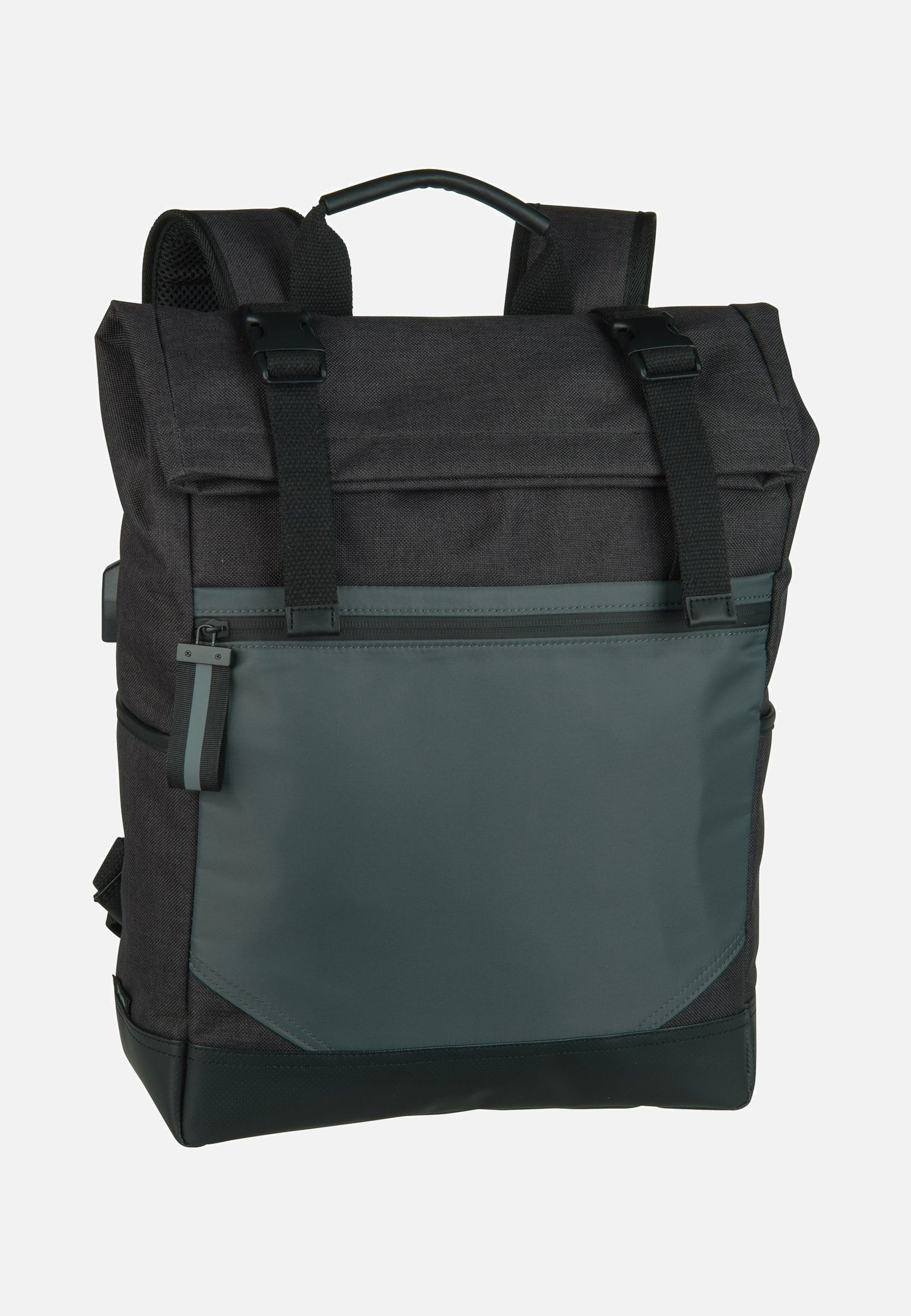 Speed 2393 Schwarz - Rolltop Rucksack