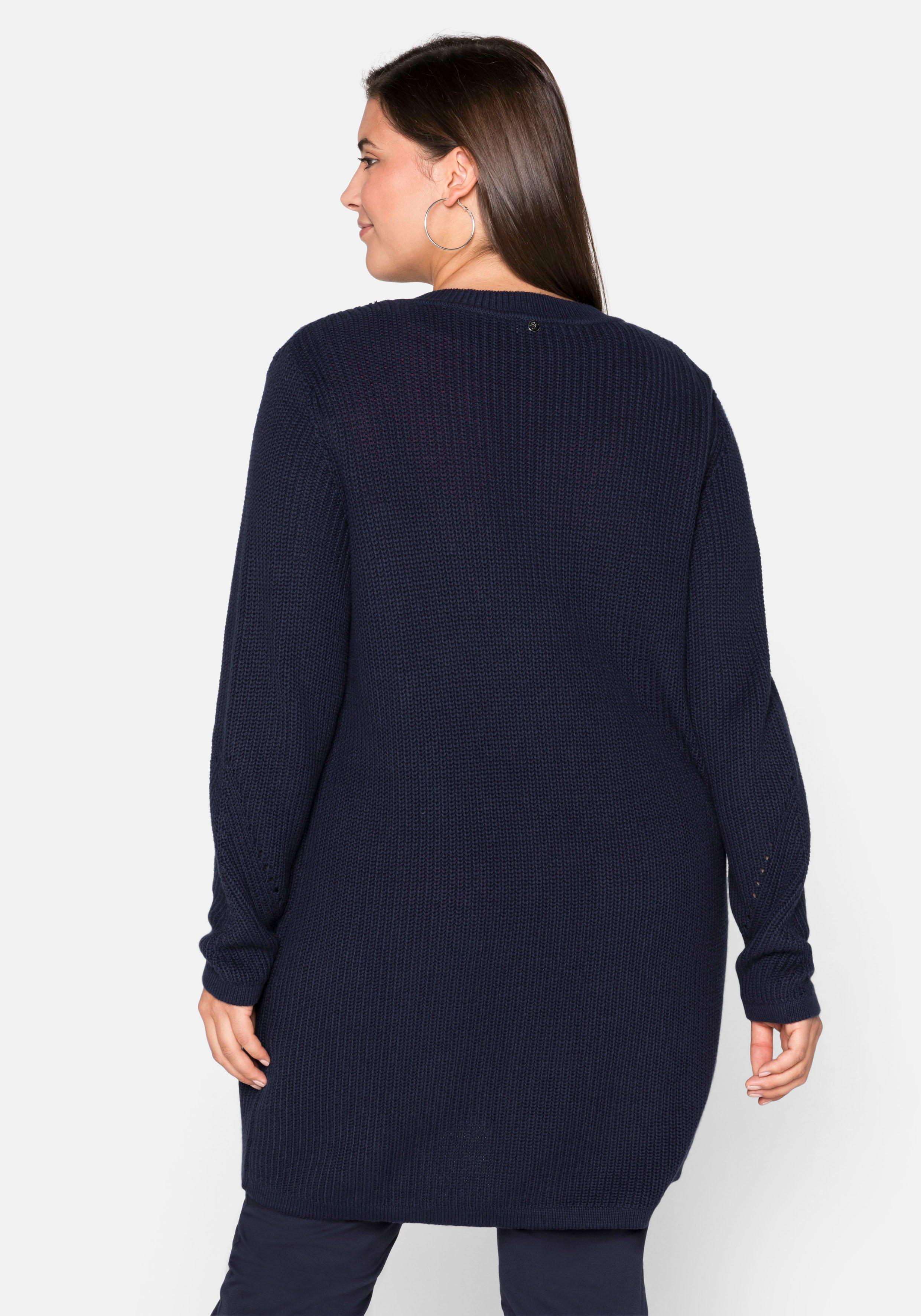 Cardigan aus Grobstrick, in offener Form