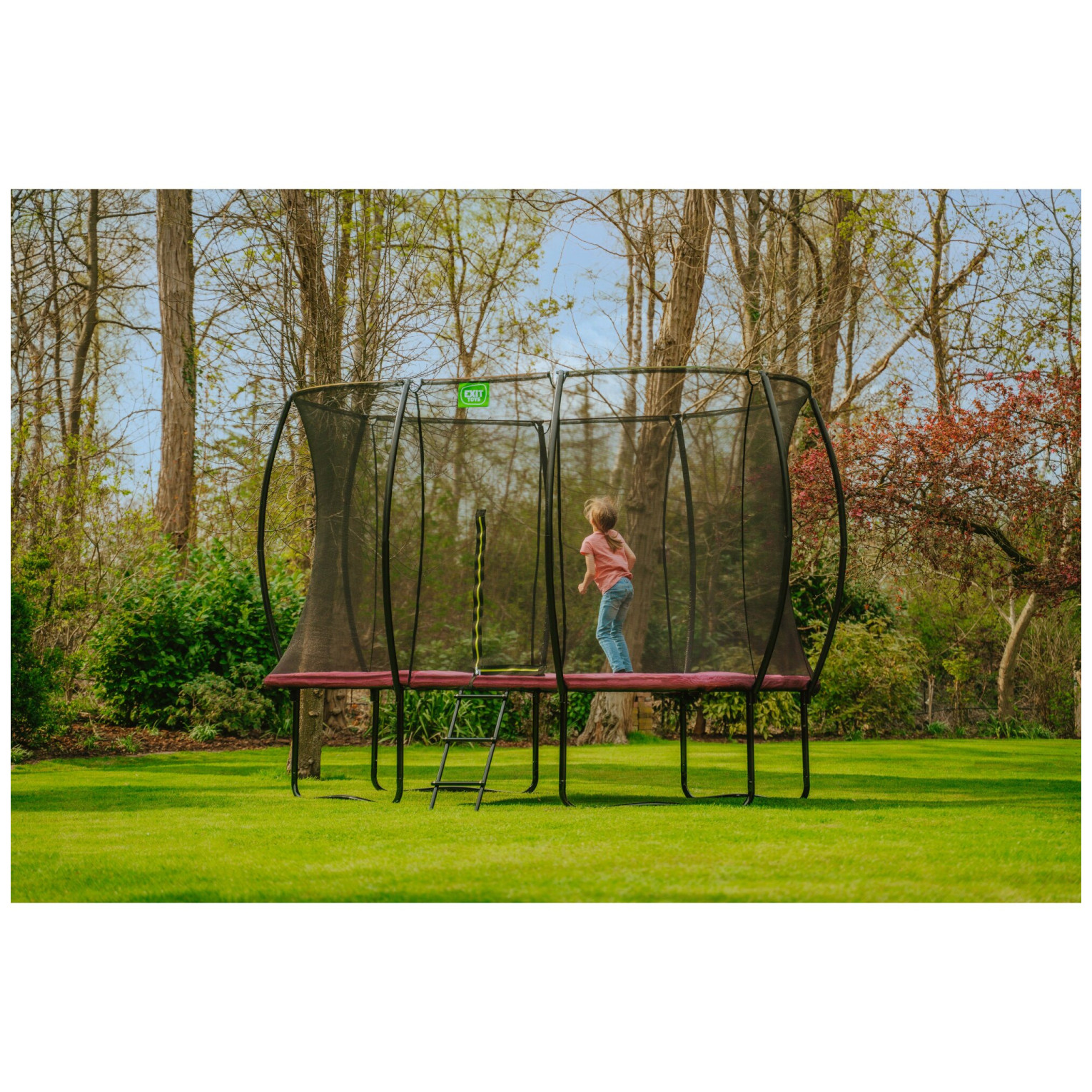 EXIT Silhouette trampoline 244x366cm - roze