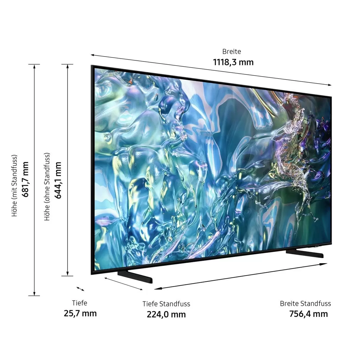 TV SAMSUNG QE50Q60DAUXX Schwarz