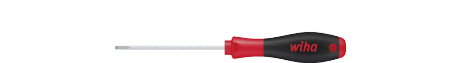 Wiha 302 SoftFinish Schroevendraaier met smalle sleufkop - Sleuf - 2,5 x 75mm