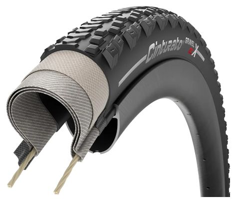 Pneu Gravel Pirelli Cinturato Gravel RC-X 700 mm Noir
