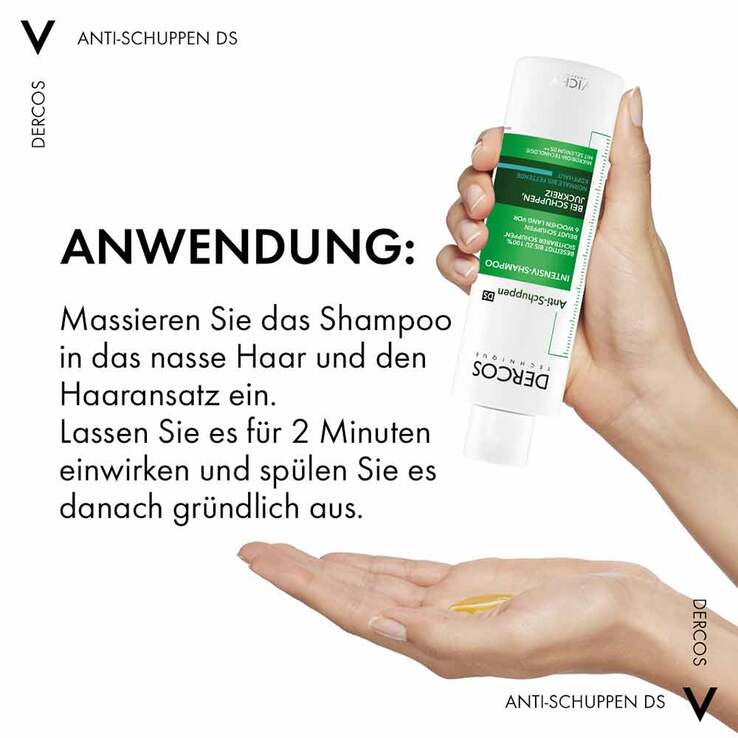 Vichy Dercos Anti-Schuppen Shampoo fettige Kopfhaut, 200 ml