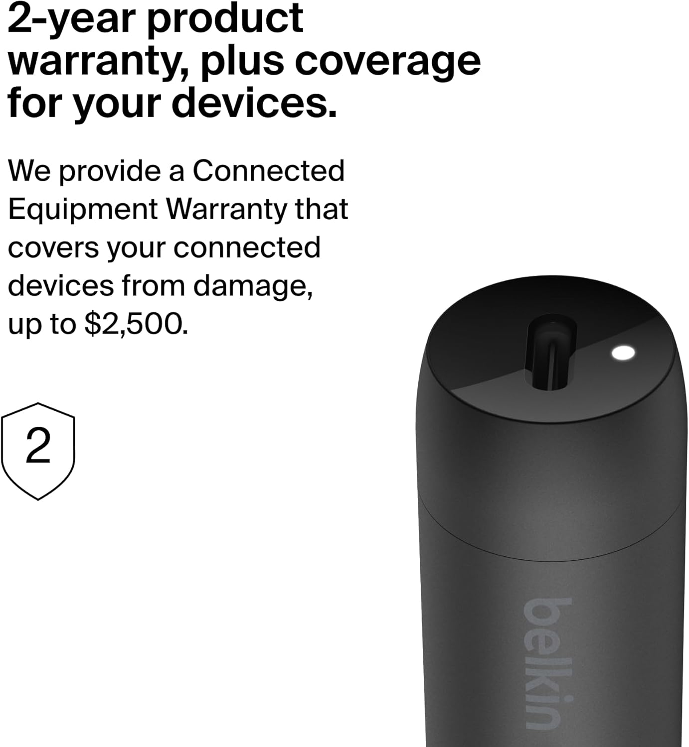 (30W) USB C Auto KFZ Ladegerät BoostCharge aus recyceltem Kunststoff inkl. USB C Ladekabel (CCA004bt1MBK-B6) - Schwarz