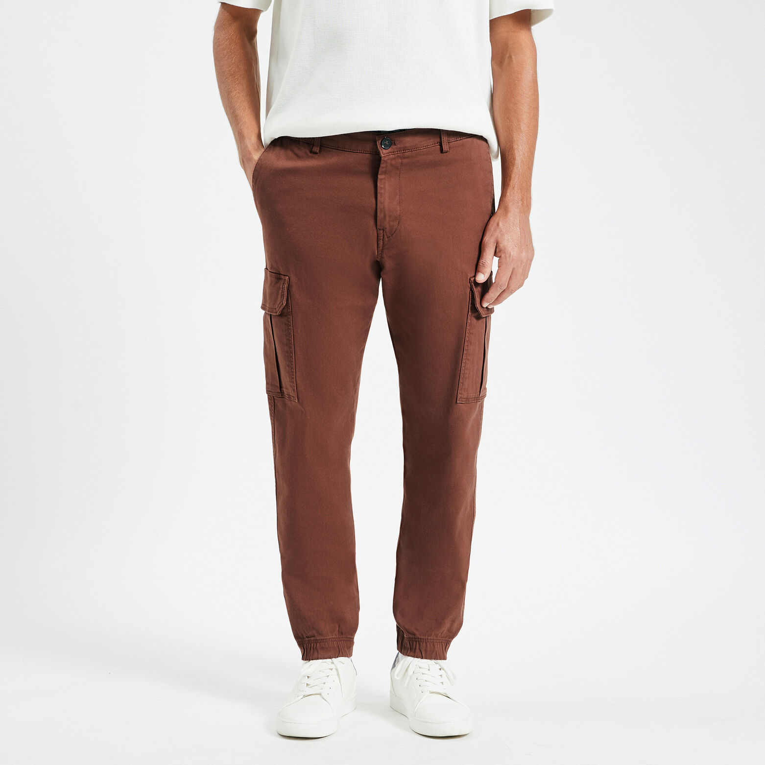 Pantalon cargo Rouge