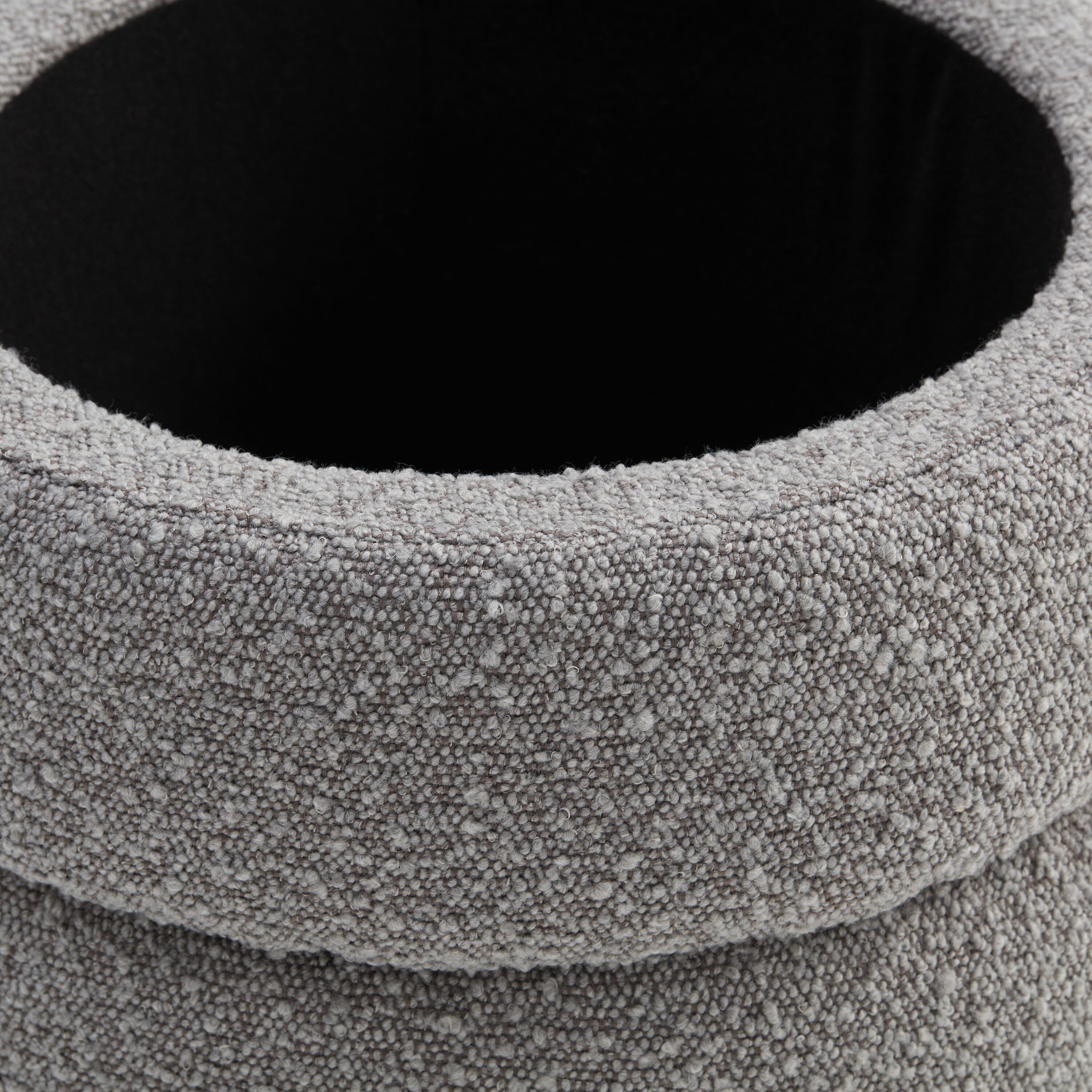 LIYA Hocker - Anthrazit / H: 47.0 cm