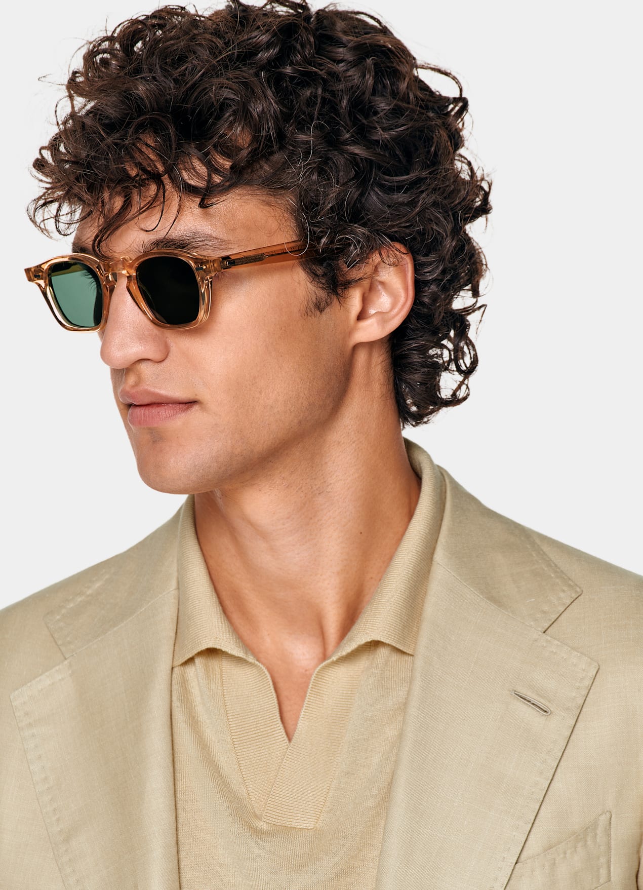 Blazer Havana coupe Tailored vert clair
