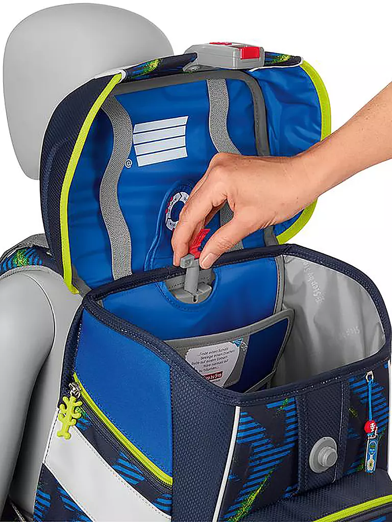 STEP BY STEP Schulranzen Set Space Police Car Cody 5teilig  dunkelblau
