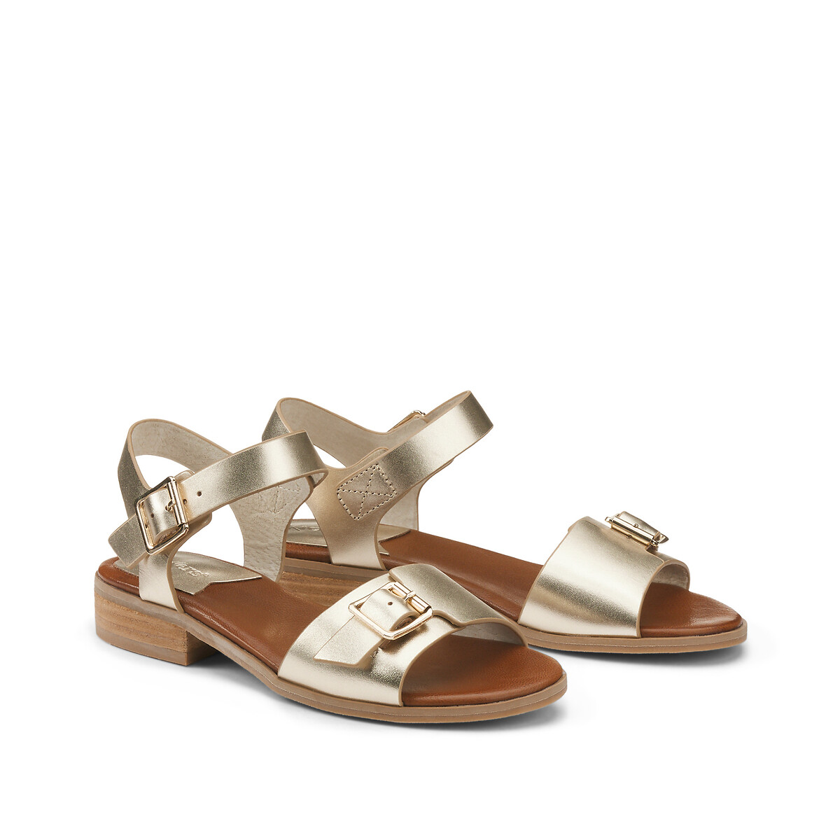 KICKERS<br>Sandálias de couro Bucidi