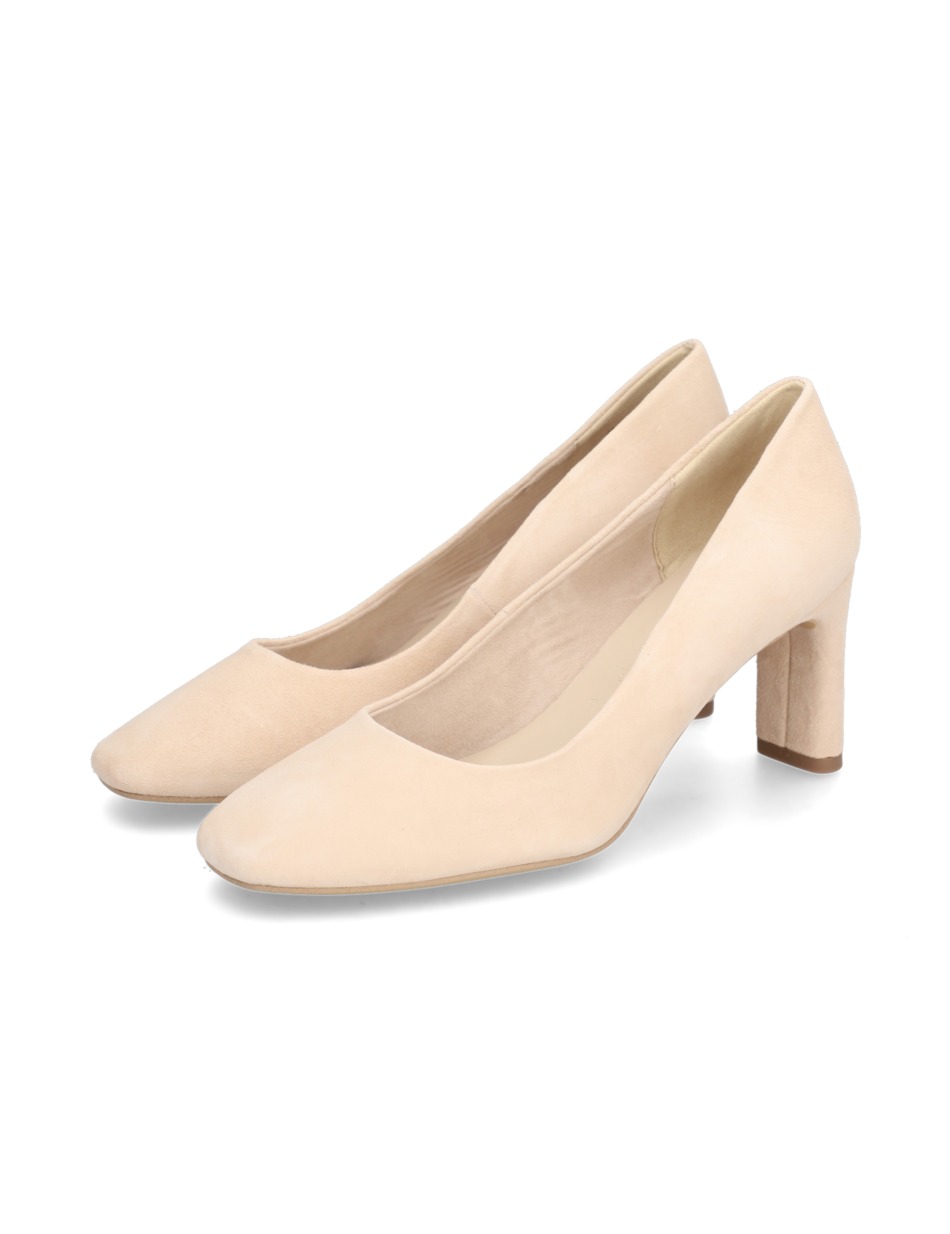 Veloursleder Pumps
