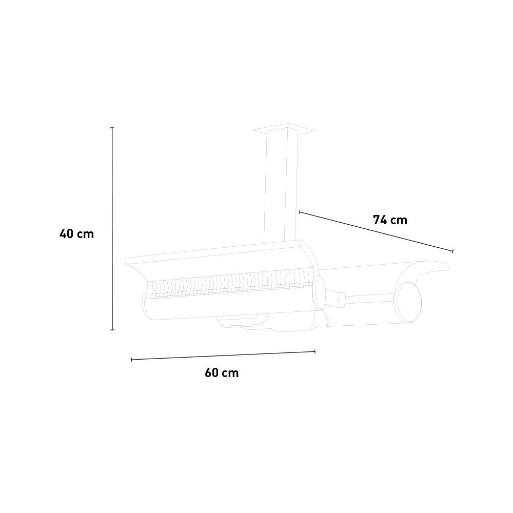 Poêle de plafond infrarouge sined 4000