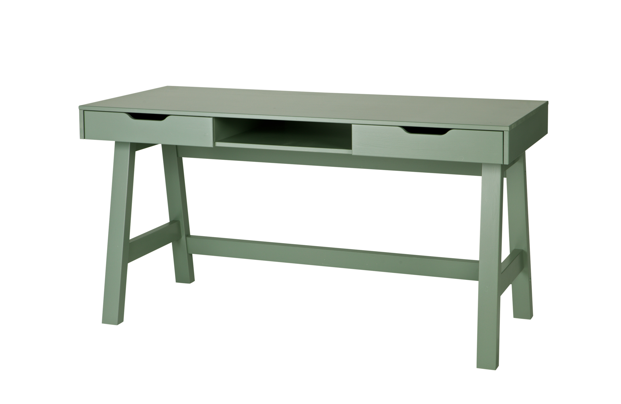 WOOOD bureau Nikki grenen [fsc] Jadegroen