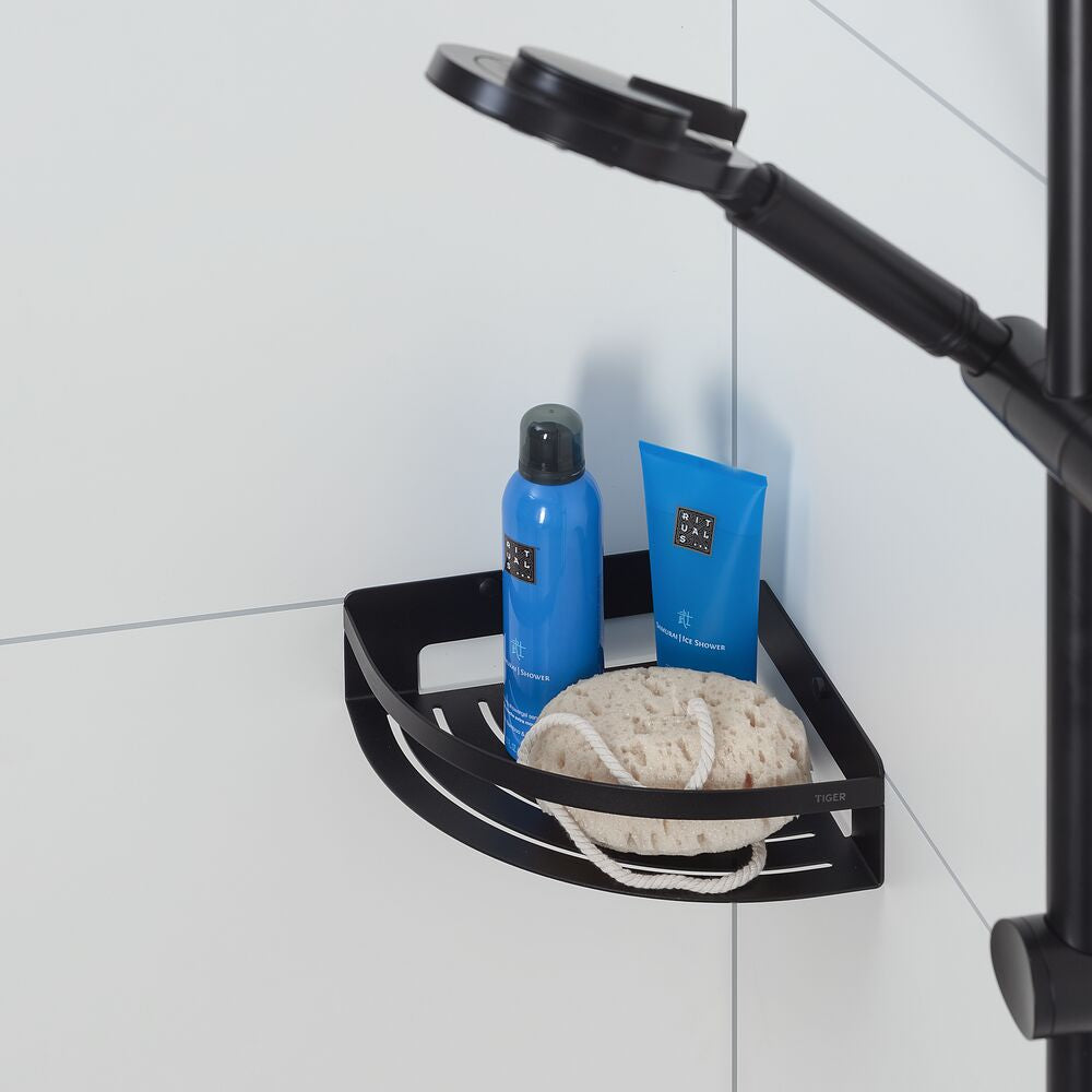 Tiger Caddy Douchemand Hoek 22,4 cm - Zwart