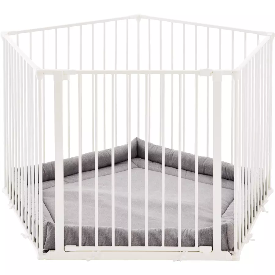 BabyDan Park-A-Kid Laufgitter 365 cm, weiß