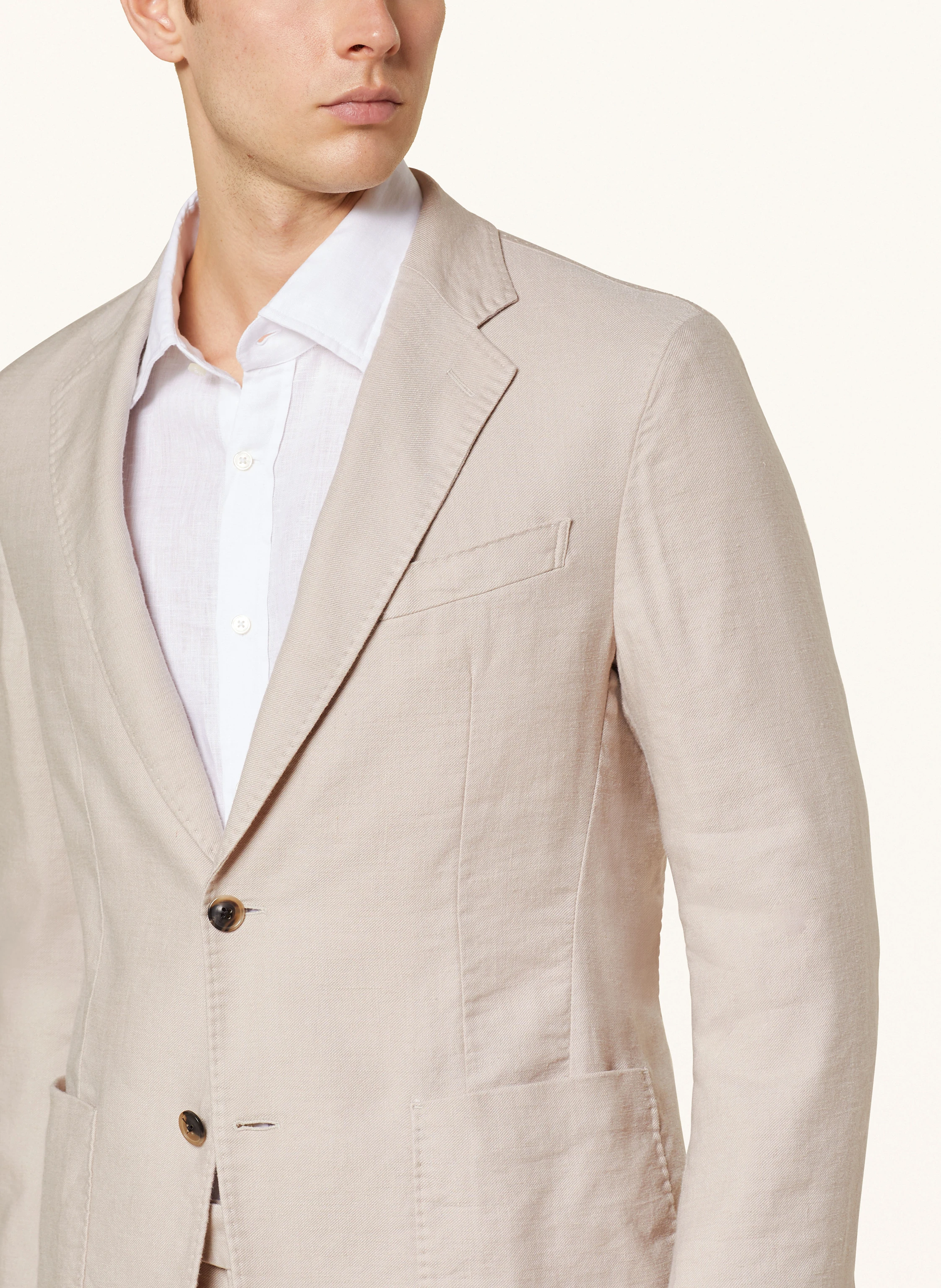 windsor. Anzugsakko GIRO Extra Slim Fit mit Leinen