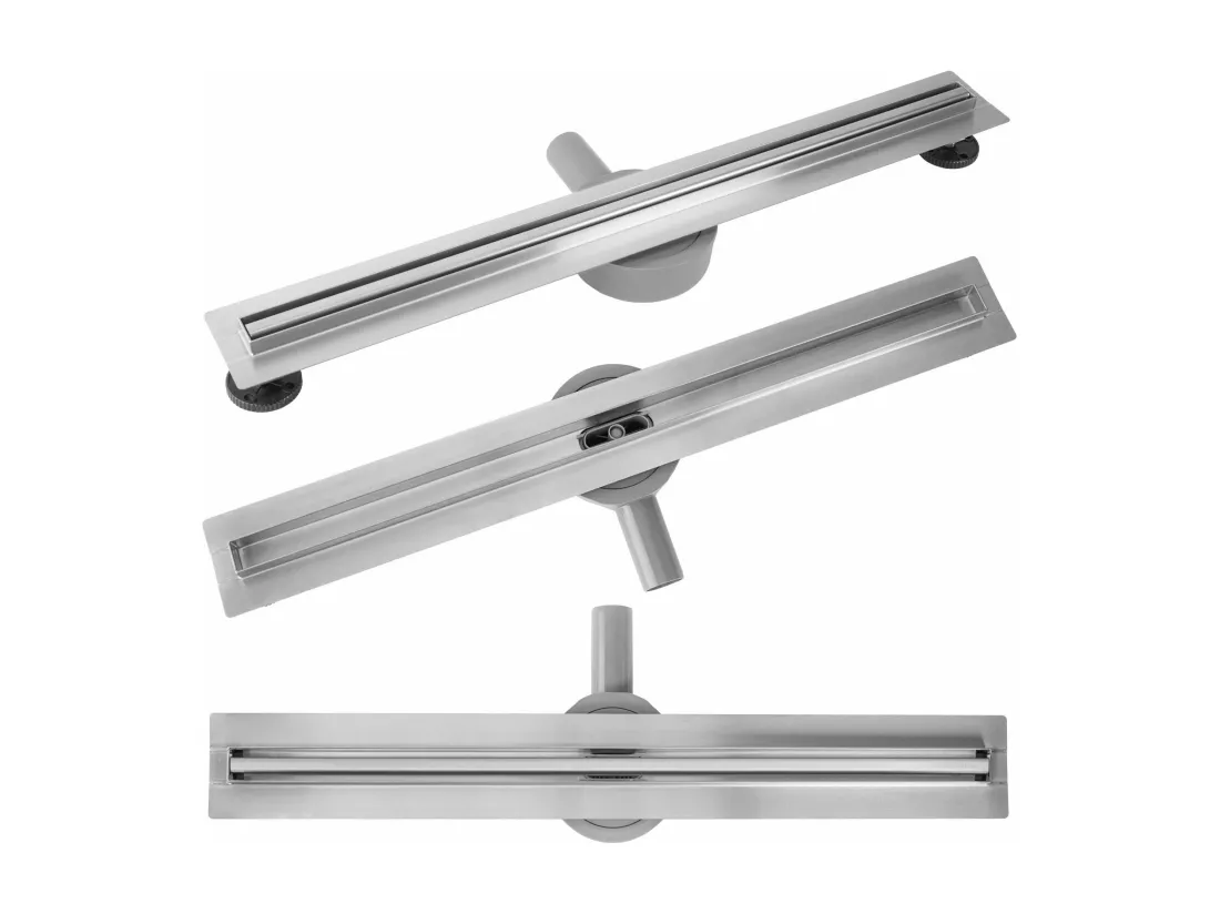 Drain Linéaire Rea Neox Slim Pro 700 Brush Steel