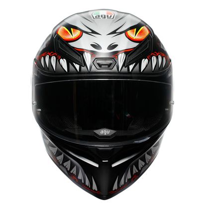 Casque AGV K1 S - LYZARD - Noir / Rouge