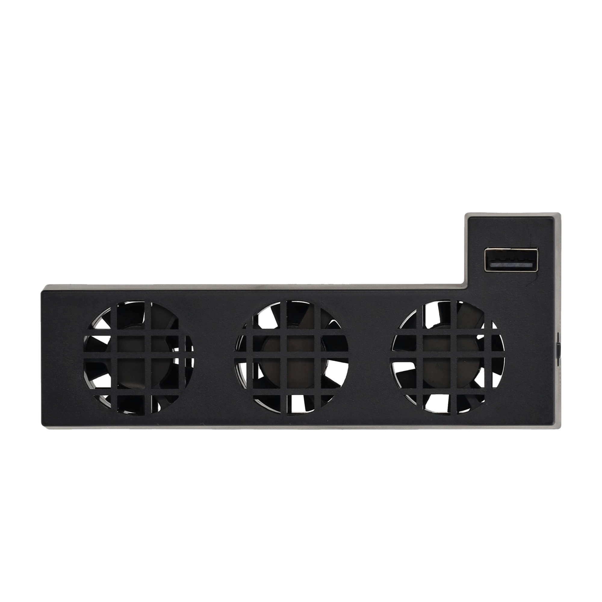 XBOX One USB A Kühler Lüfter mit RGB LED Beleuchtung und 2x USB Anschluss   Controller Halterung - Schwarz