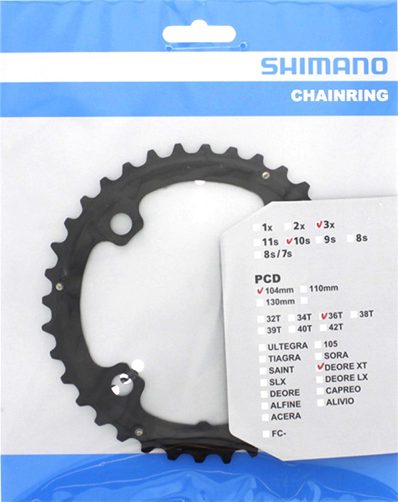 Shimano Kettenblatt XT FC-T781 36 Zähne