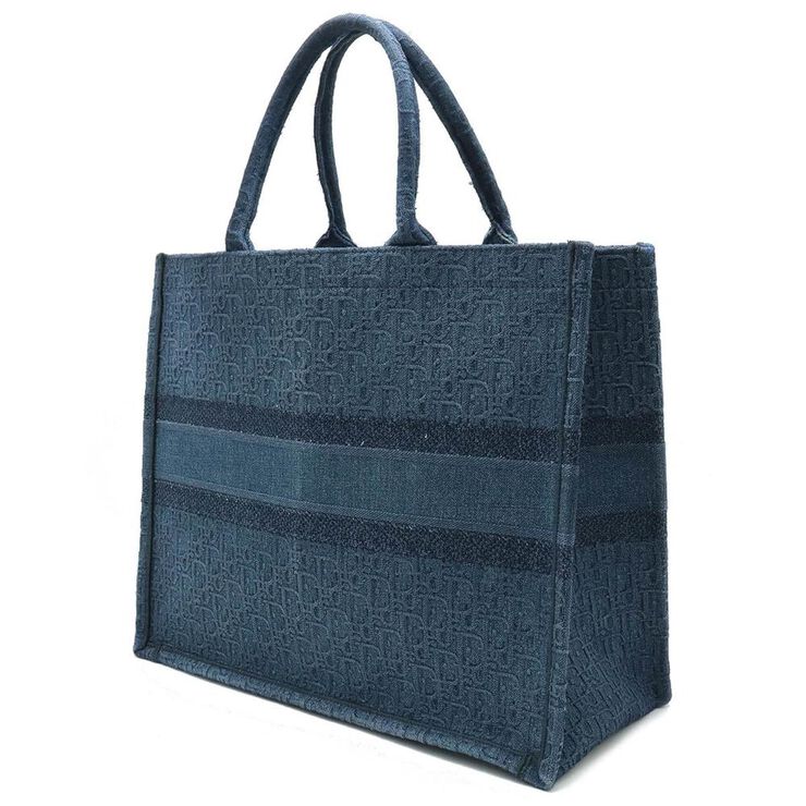 Dior Vintage Dior Book Tote Blue