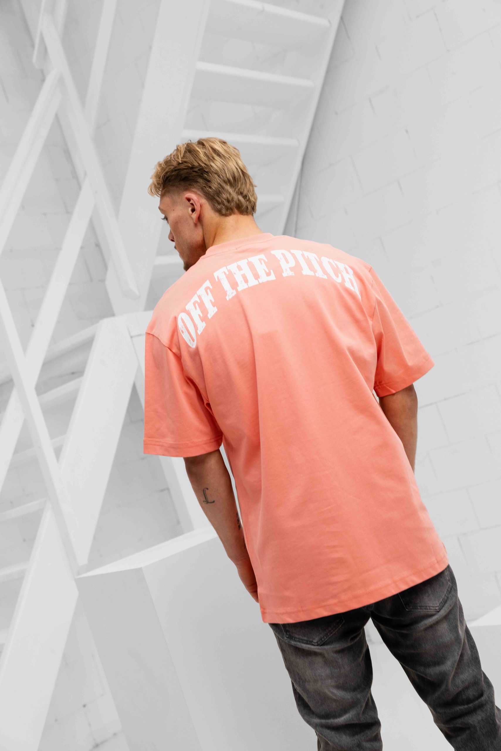 Off The Pitch Counter T-Shirt Heren Oranje