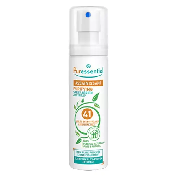 Spray desinfetante Puressentiel com 41 óleos essenciais 75ml
